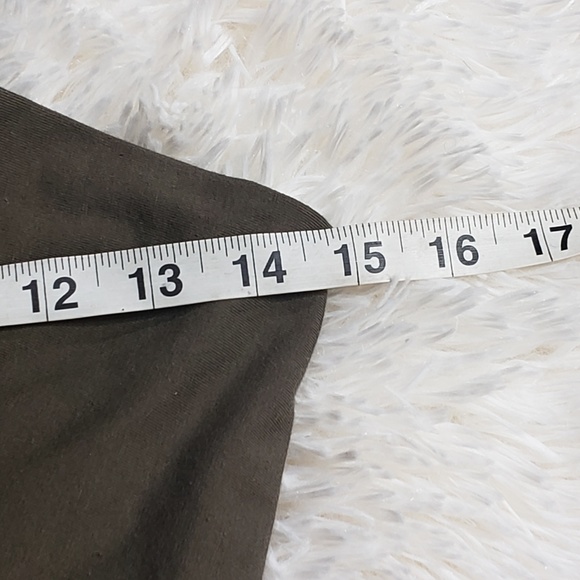 American Apparel Halter Dress Olvie Green Sz M D4 - Picture 3 of 5